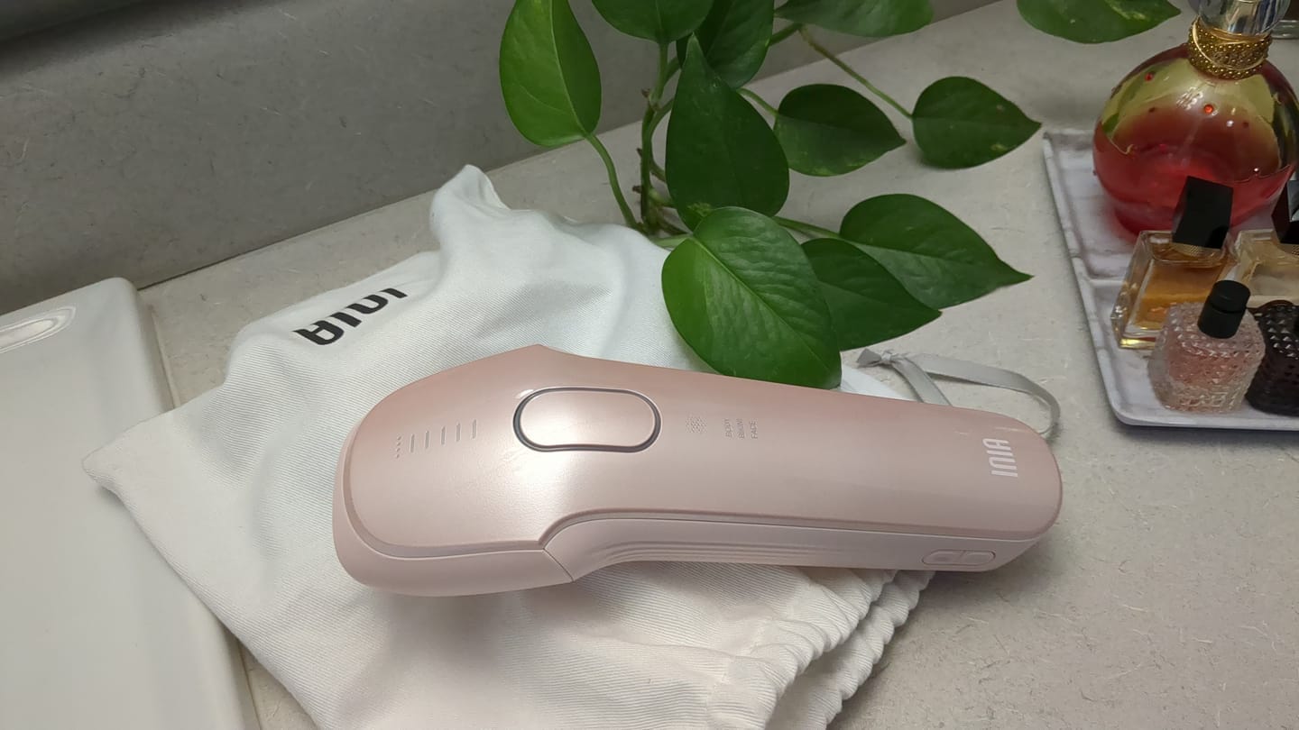 Customer photo review of INIA HAUTE Pro IPL Hair Removal Device