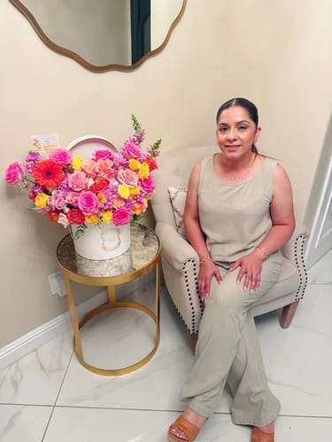 Customer photo review of Cyrilla Linen Set - Green