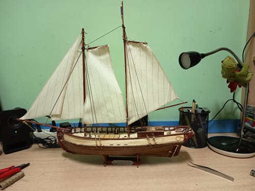 Customer photo review of Maqueta Barco Polaris