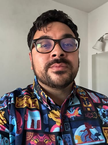 Customer photo review of Disney's Lilo & Stitch "Tiki-terrestrial" – KUNUFLEX Short Sleeve Shirt