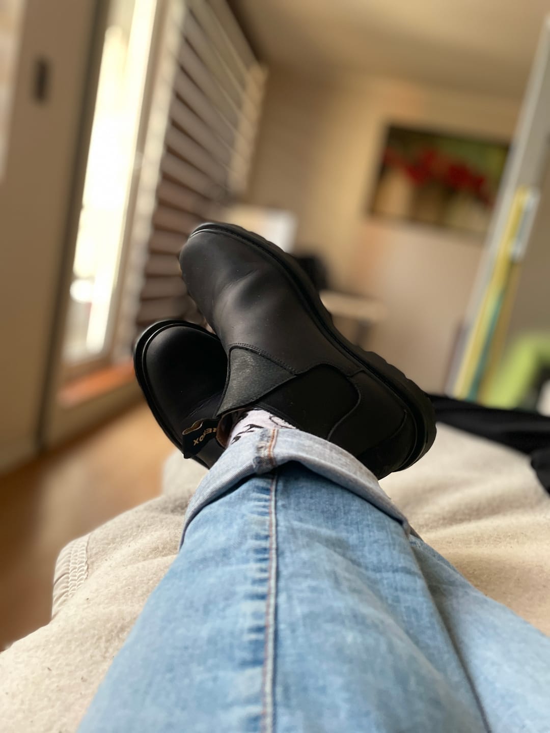 Customer photo review of Botín Original 2.0 Negro Rústico Hombre
