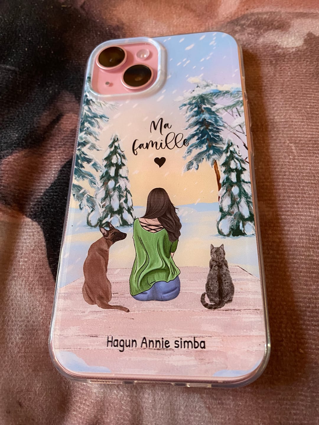 Customer photo review of Meilleurs amis - Coque de téléphone personnalisée