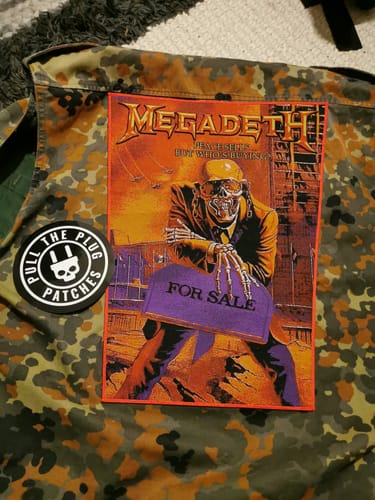 Customer photo review of Megadeth - Peace Sells... But Who's Buying? - Backpatch