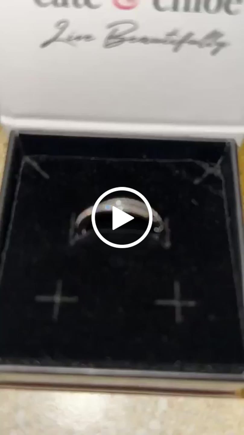 Customer video review of Moissanite by Cate & Chloe Delaney 18k White Gold Plated 25mm 925 Sterling Silver Stud Earrings 0.23tcw