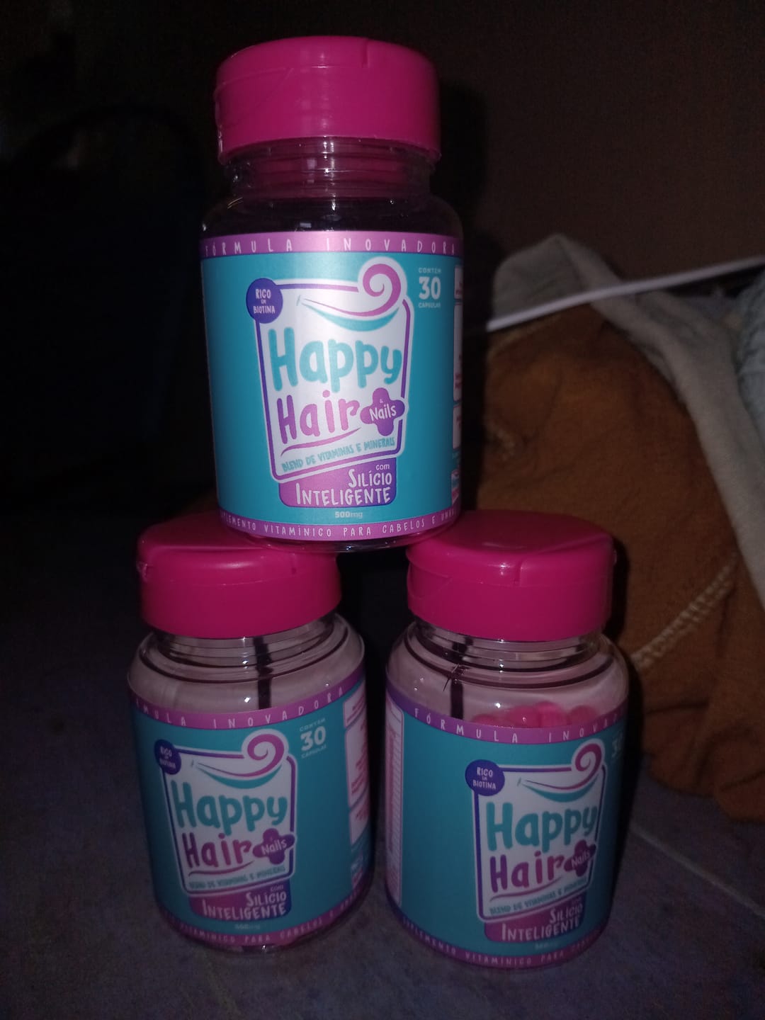 Customer photo review of Happy Hair 3 Potes