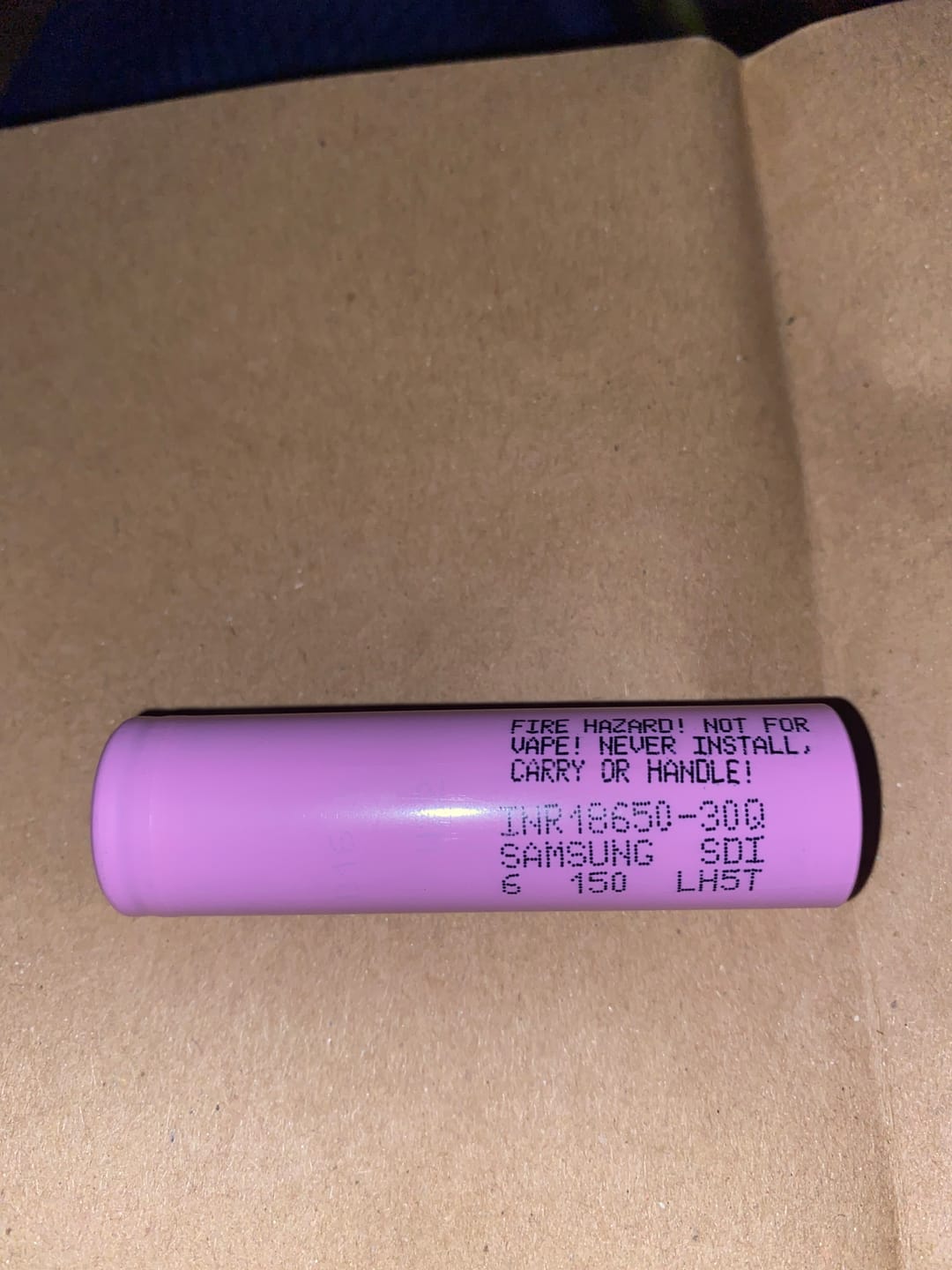 Customer photo review of Samsung 30Q 18650 3000mAh 15A Battery