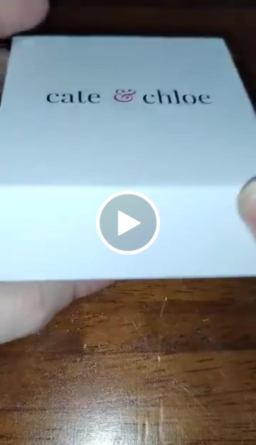 Customer video review of Ellee 18k White Gold Plated Stud Earrings with Simulated Diamond Crystals