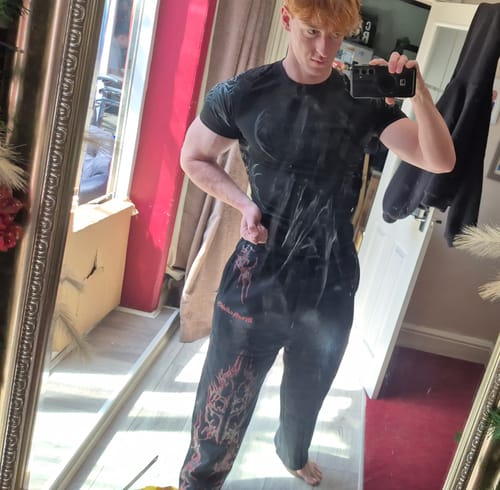 Customer photo review of Xenoblade Uncuffed Luxury Cargos [HEAVENLY RED]