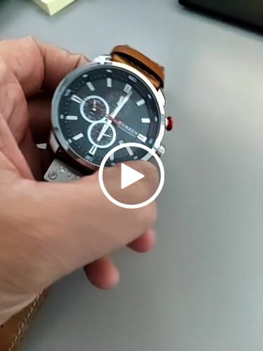 Customer video review of Curren Istanbul® orologio uomo pelle