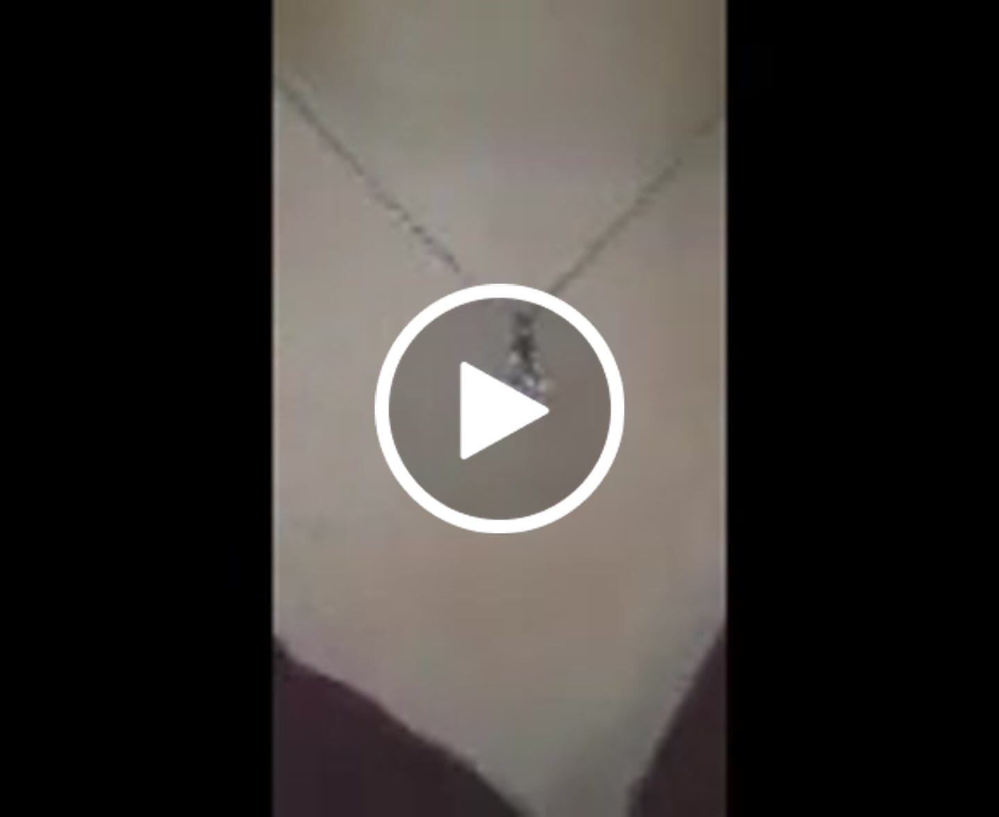 Customer video review of Bernadette 18k White Gold Plated Tear drop Necklace with Swarovski Crystals