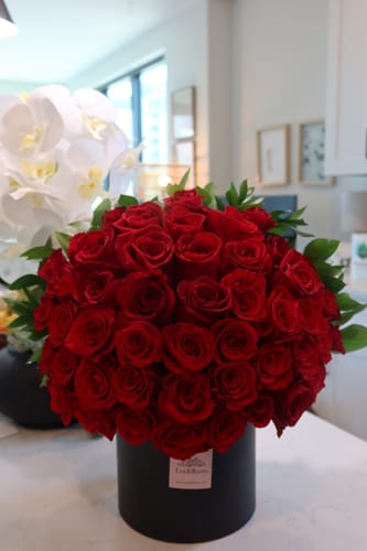 Customer photo review of Red Roses HatBox