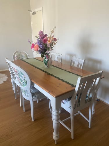 Customer photo review of Pastel Silk Flowers