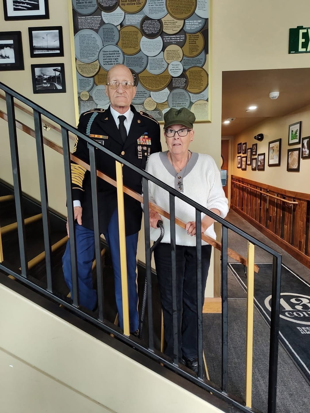 Customer photo review of US Marine - Thank You For Your Service Coin