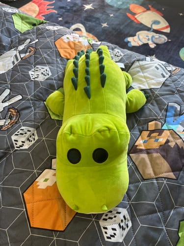 Customer photo review of Weighted HugaLump Animal Plush  Medium