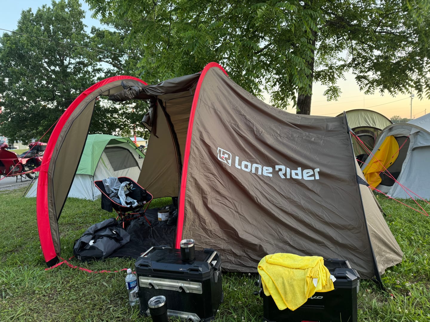 Customer photo review of MotoTent Awning Kit