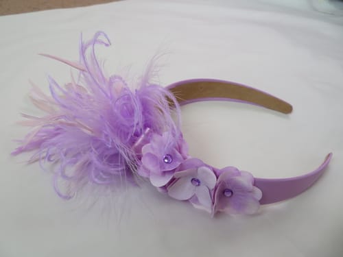 Customer photo review of Budget Satin Headband 3.5cm HB009