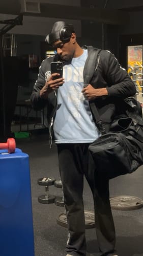 Customer photo review of Whiteout Shadow Zip Up Hoodie