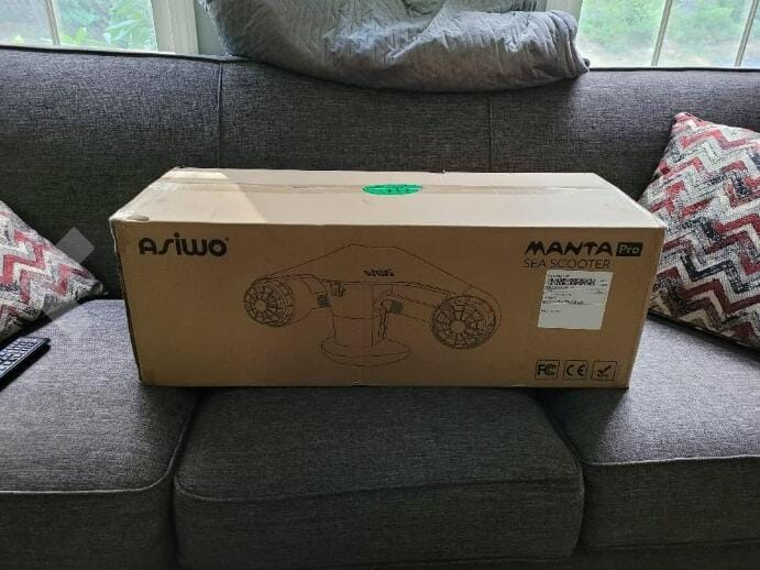 Customer photo review of Asiwo Manta - Under Water Scooter