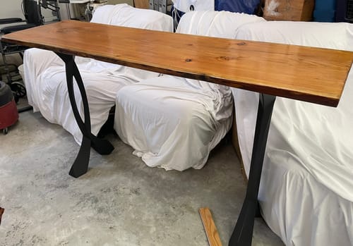 Customer photo review of Threaded Inserts And Bolts | Size M6 and M8 | 20 Sets | Table Leg Hardware