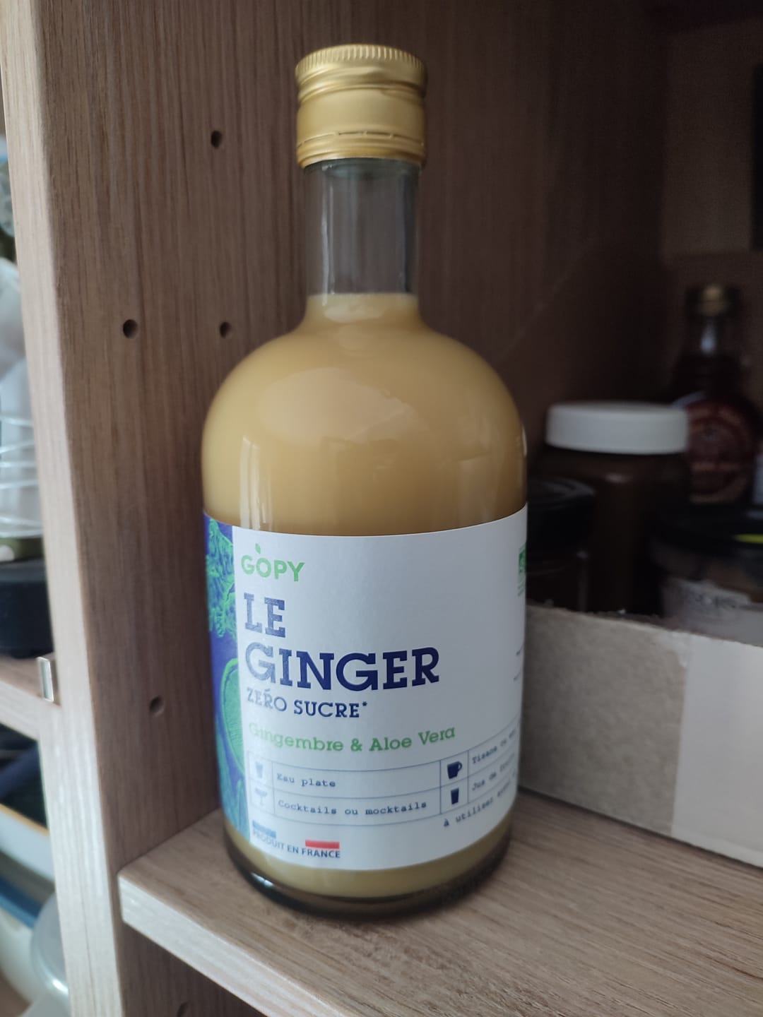 Customer photo review of Le Ginger Zéro Sucre Aloe Vera BIO