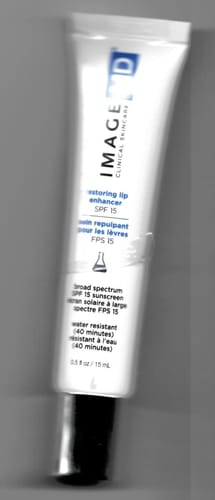 Customer photo review of Restoring Lip Enhancer SPF 15