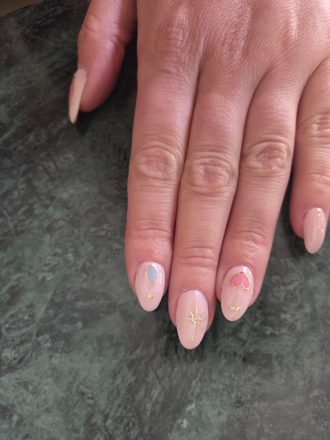 Customer photo review of Latte Dipping Powder