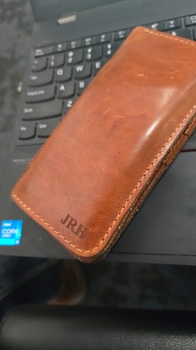 Customer photo review of The Houstonian Long Wallet