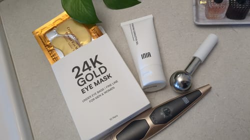 Customer photo review of INIA LUMIN Eye Skincare Device