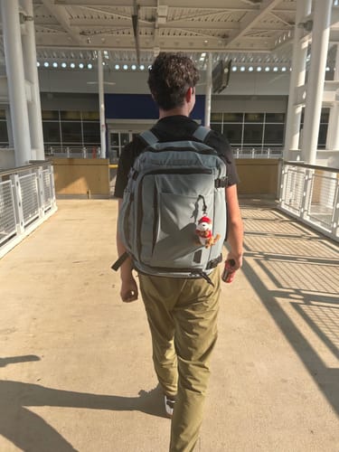 Customer photo review of Blast Travel Backpack