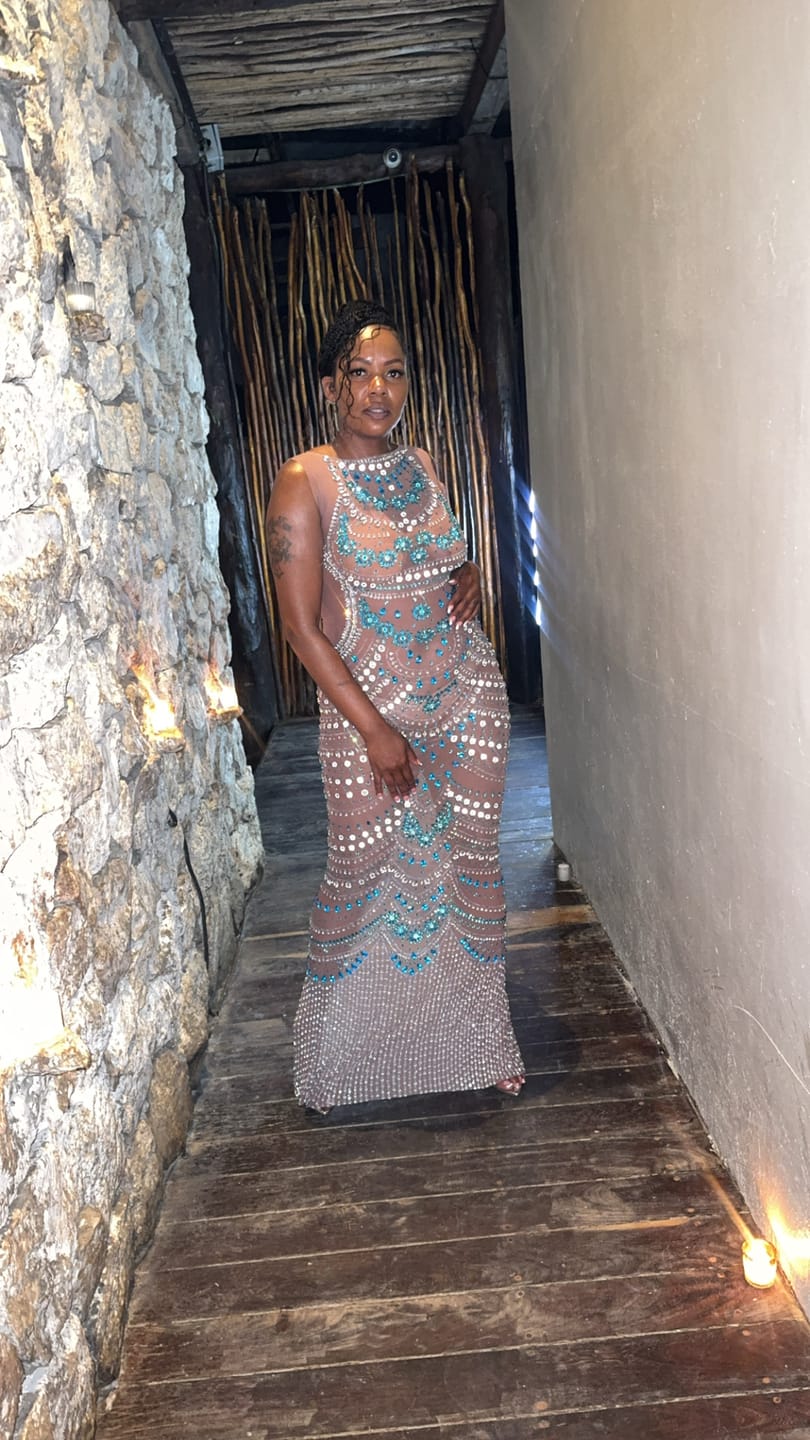 Customer photo review of Belen Maxi Dress