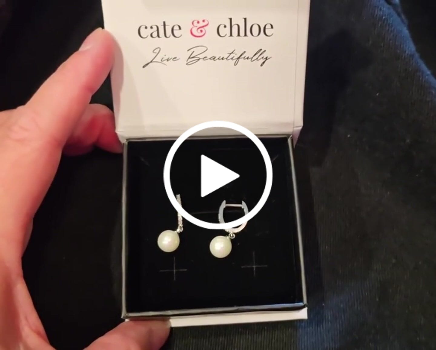 Customer video review of Nyla, Daphne, Aspen 18k White Gold Plated Earrings for Women (3 Pair Set)