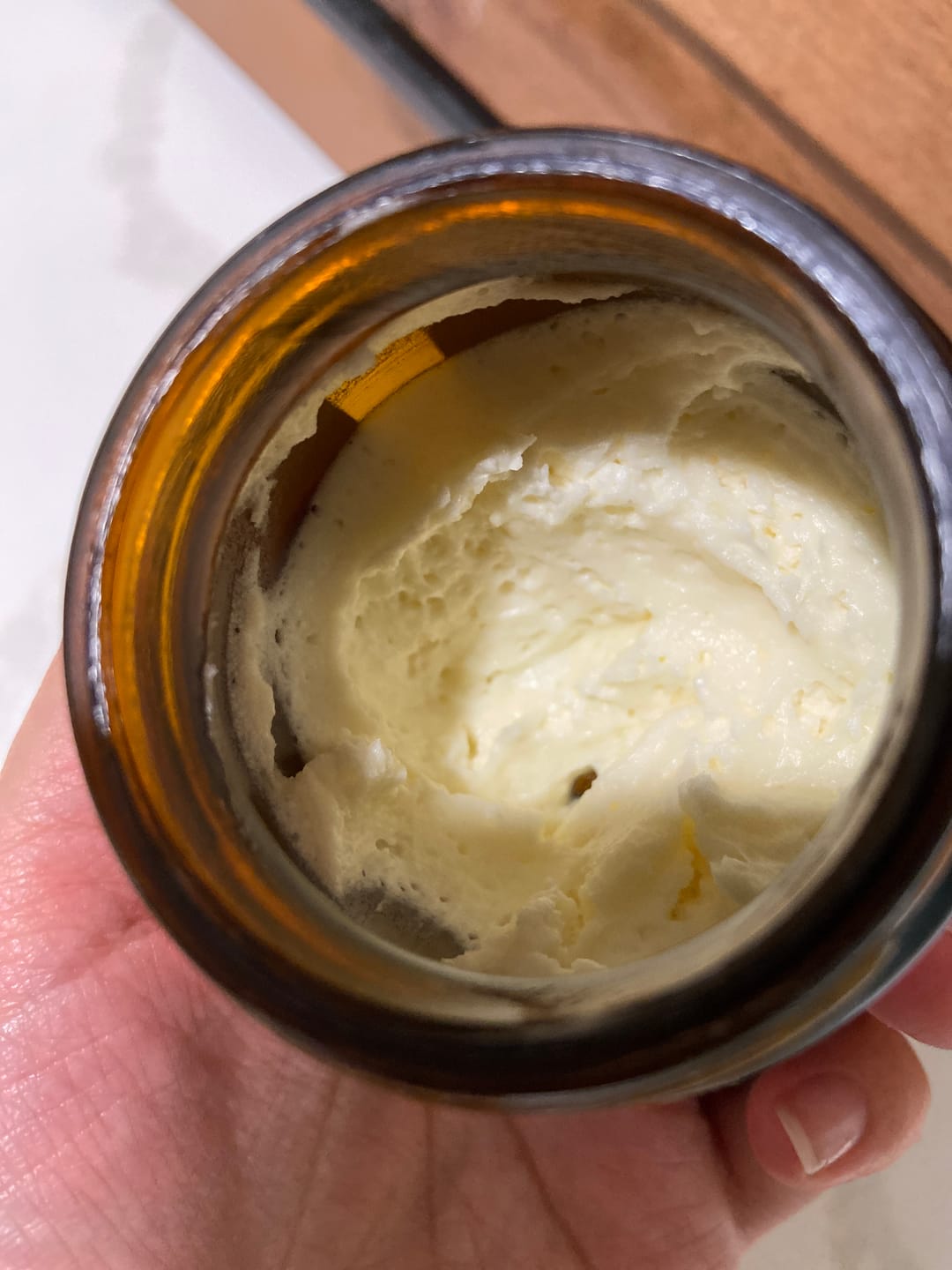Customer photo review of Traditional Whipped Tallow Balm - 4oz Glass Jar