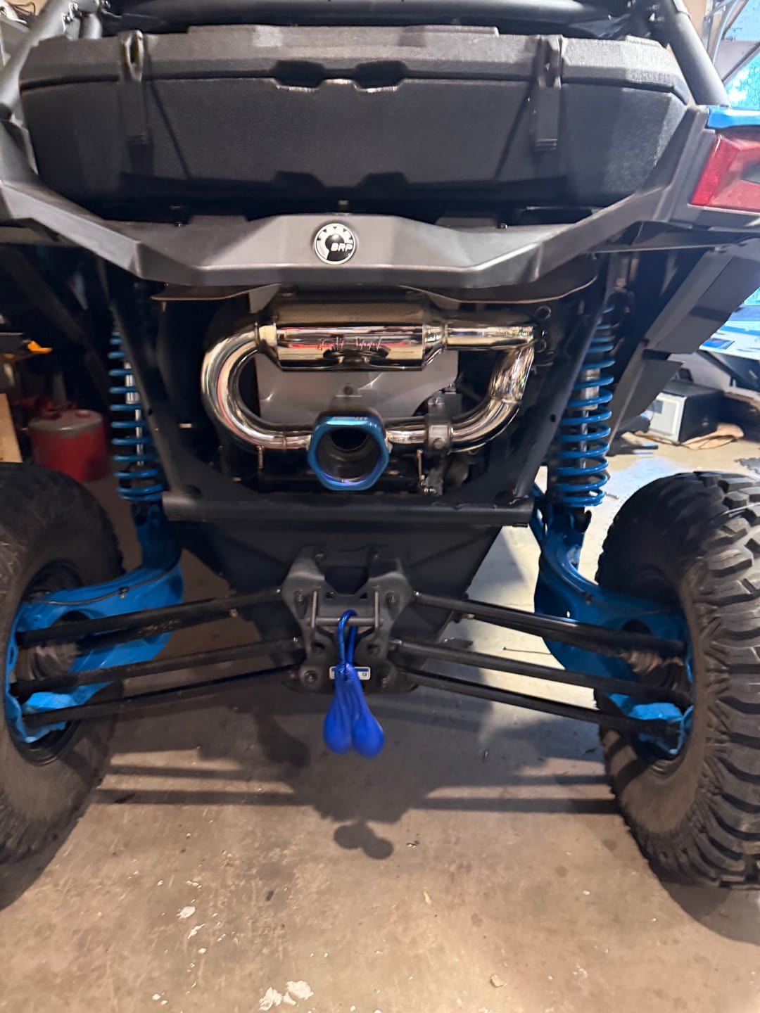 Customer photo review of RPM X3 E-Valve Slip On Exhaust Sport Muffler Can-Am Maverick X3 Turbo R & RR 2017-2025