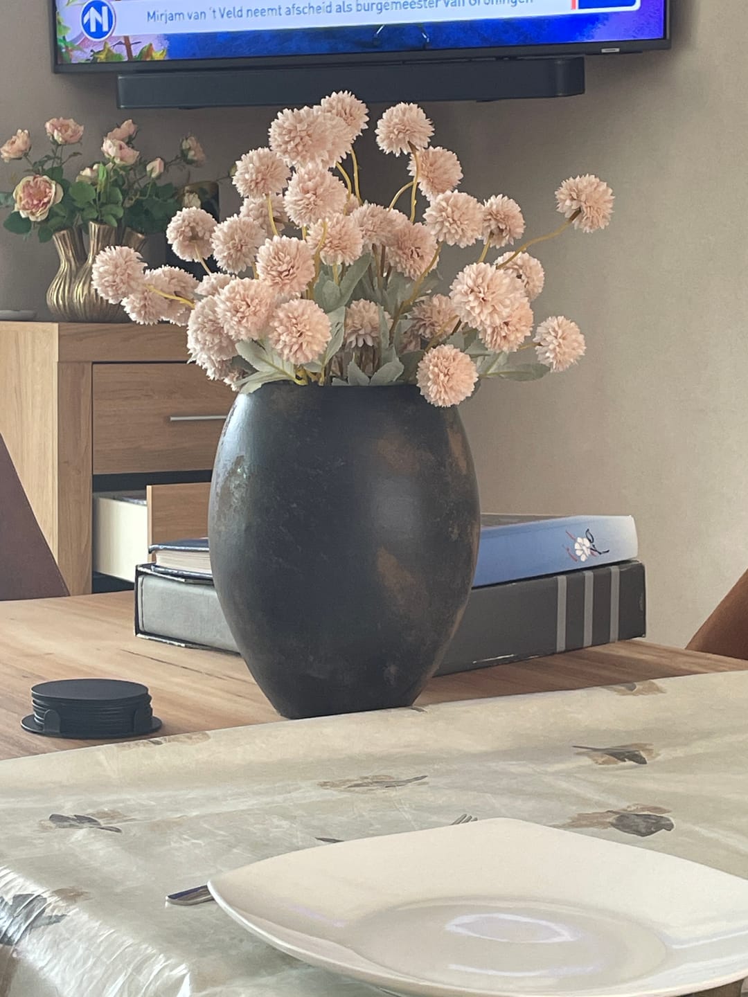 Customer photo review of Zijden Kiku Bloemen - Crème