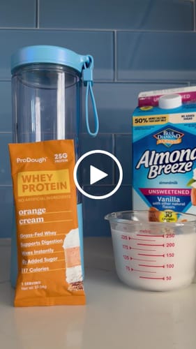 Customer video review of Whey Protein Powder - Single Serving Sample Stick Packs