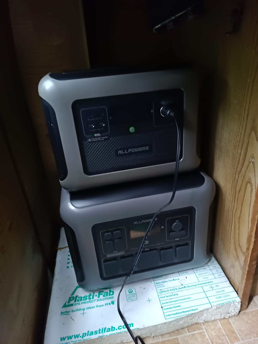 Customer photo review of ALLPOWERS R2500 Portable Power Station Home Backup 2500W 2016Wh