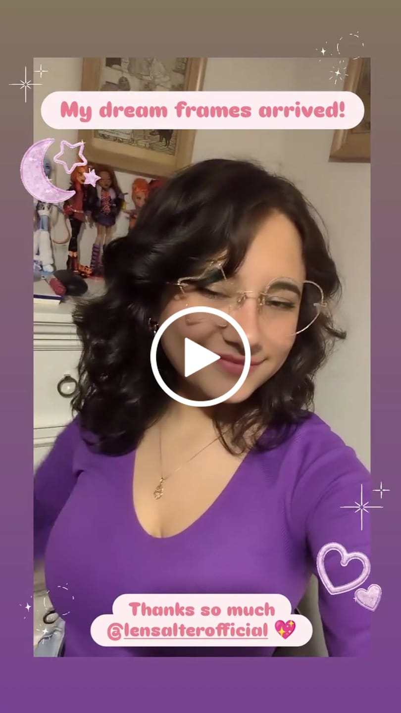 Customer video review of Luvia Eyeglasses