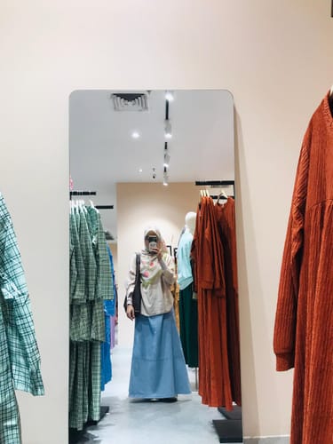 Customer photo review of Damai Square (Blush)