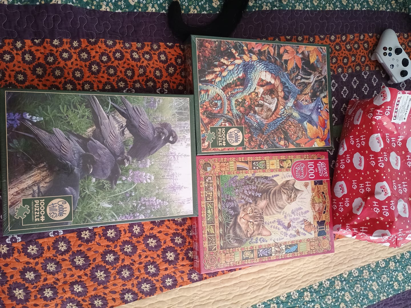 Customer photo review of Puzzle 1000 Piezas - Tesoro del Dragón Rojo