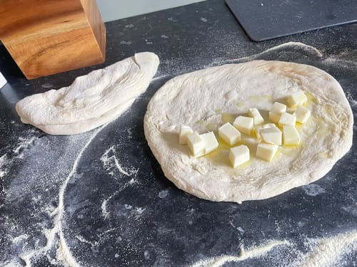 Customer photo review of Sourdough Pizza Dough Balls (Frozen)