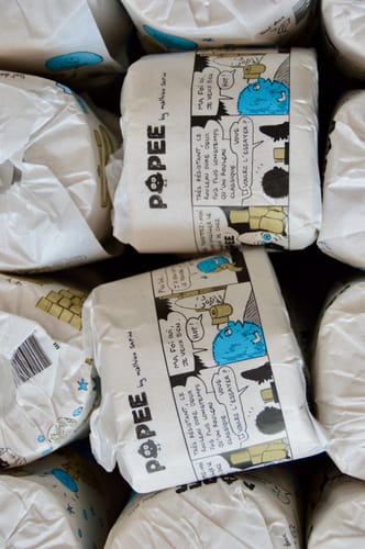Avis photo d'un client sur PAPIER TOILETTE Zéro plastique - 48 rouleaux