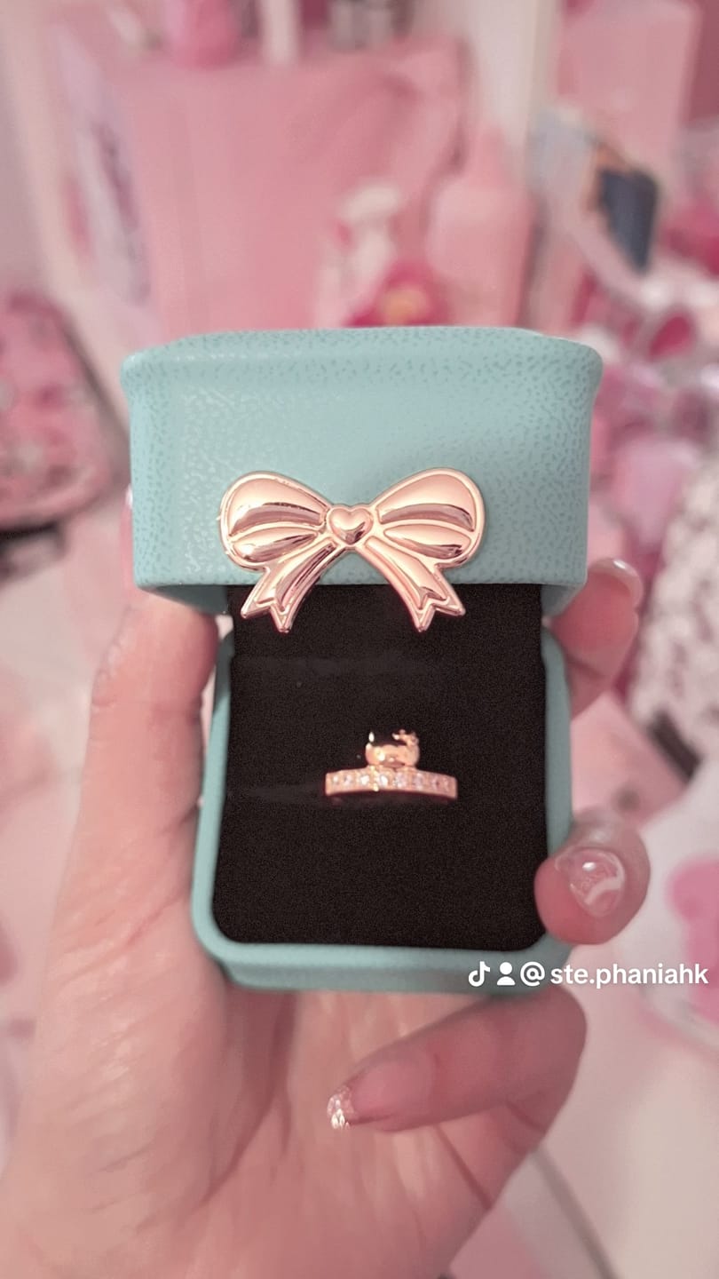 Customer photo review of Anillo Eternal Love | Plata con Baño de Oro 18k | Hello Kitty