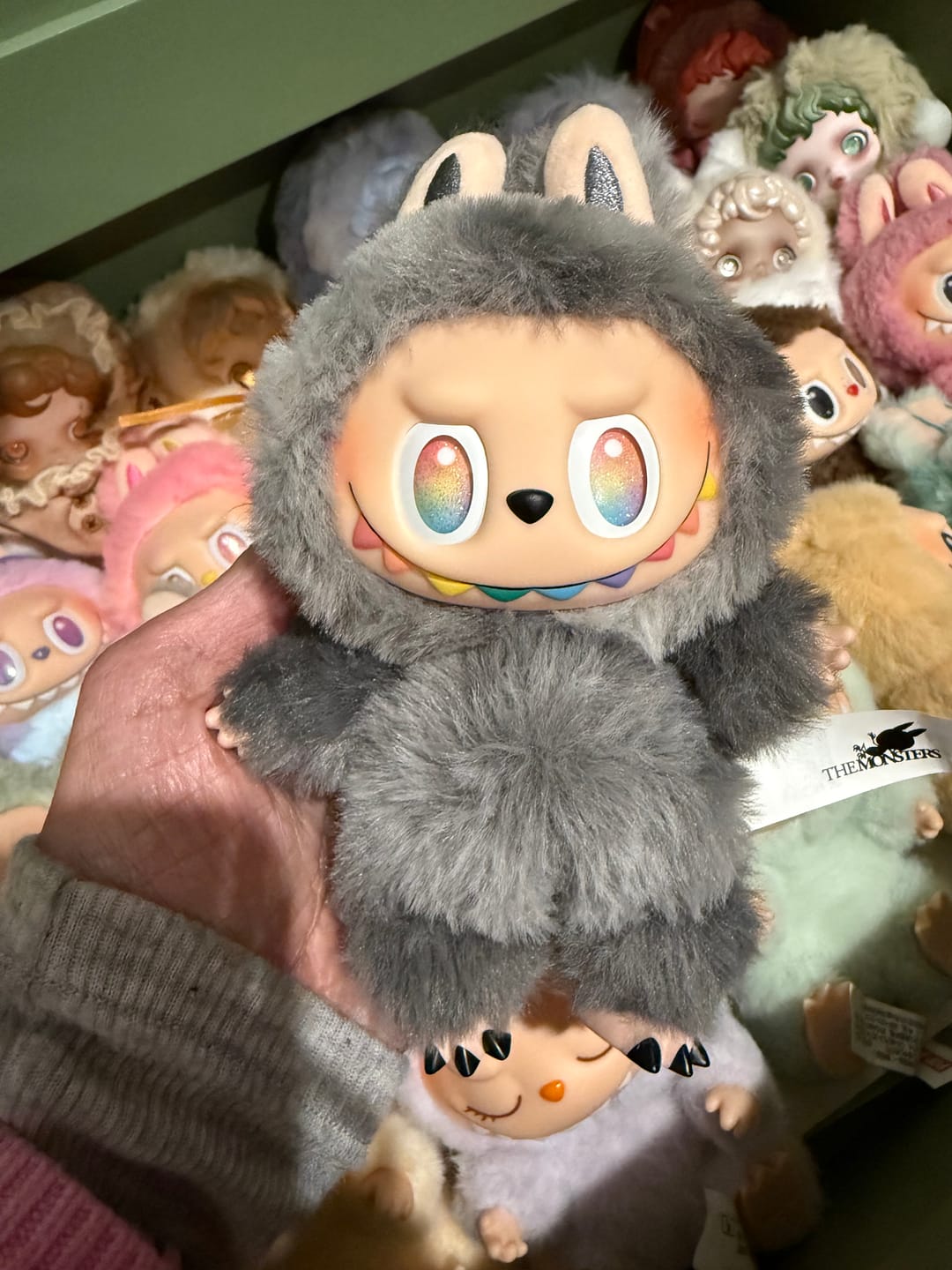 Customer photo review of Pop Mart Labubu The Monsters Big into Energy Series Vinyl Plush Pendant Sealed Case (6 Blind Boxes)