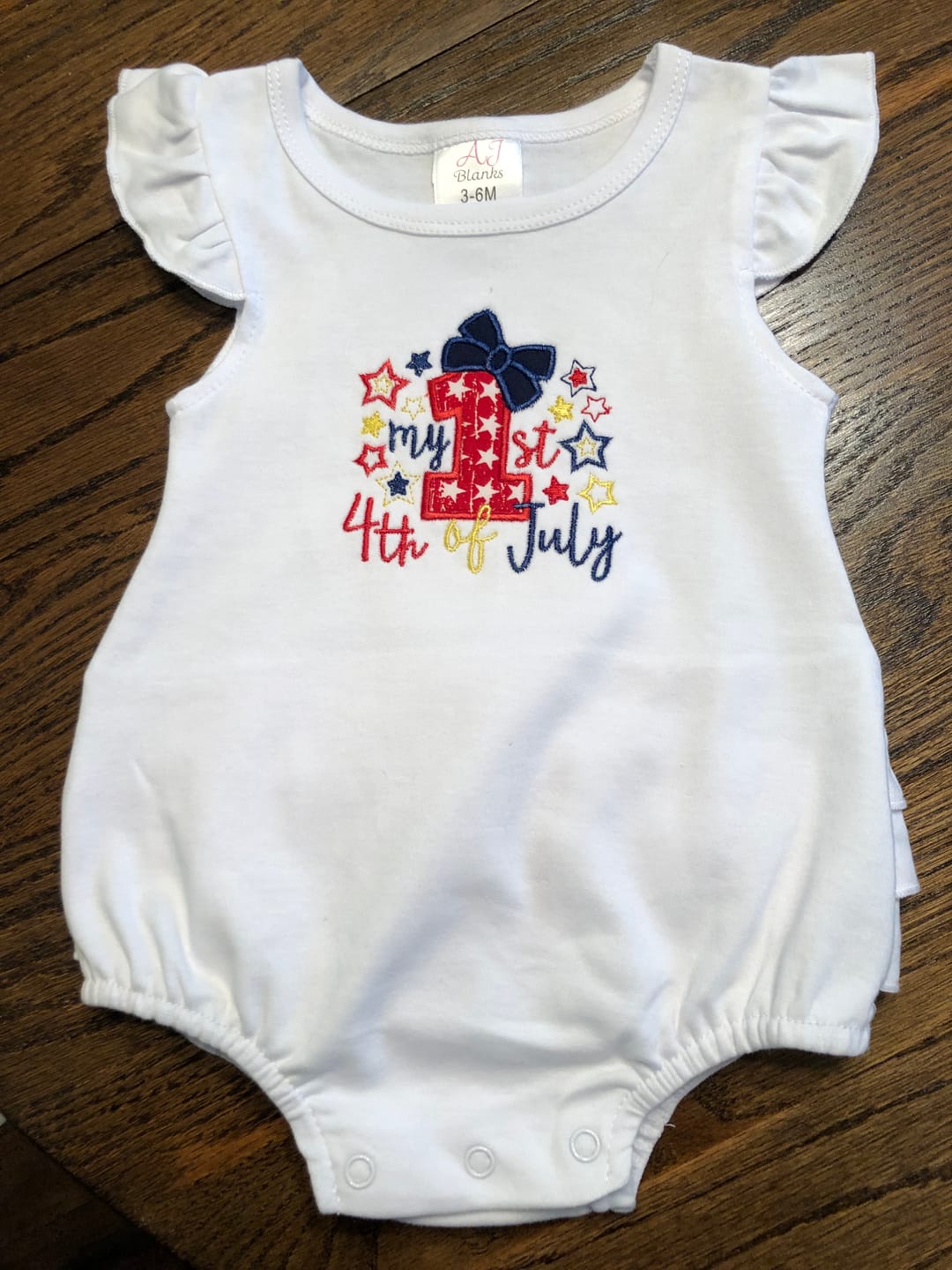 Customer photo review of Girls Ruffle Bum Bubbles