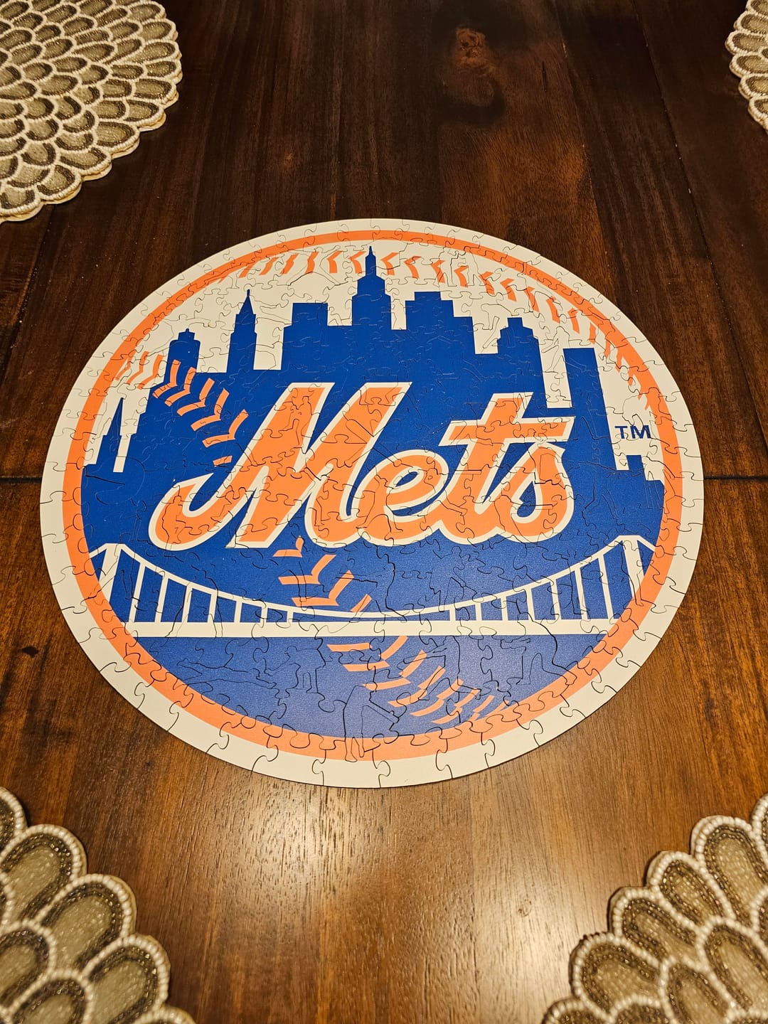 Customer photo review of New York Mets™ - Wooden Puzzle