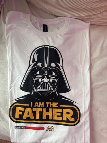 Customer photo review of I am the Father - custom made