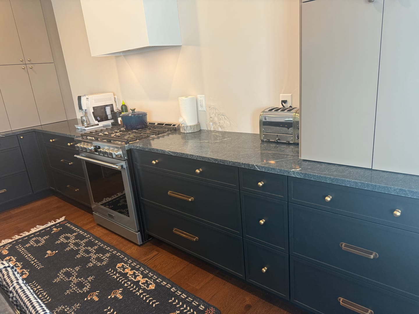Customer photo review of Brass Ball Knob - Antique Brass