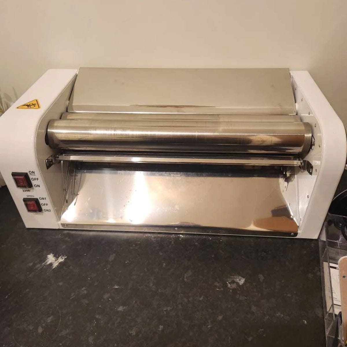 Customer photo review of Electric Dough Sheeter Machine