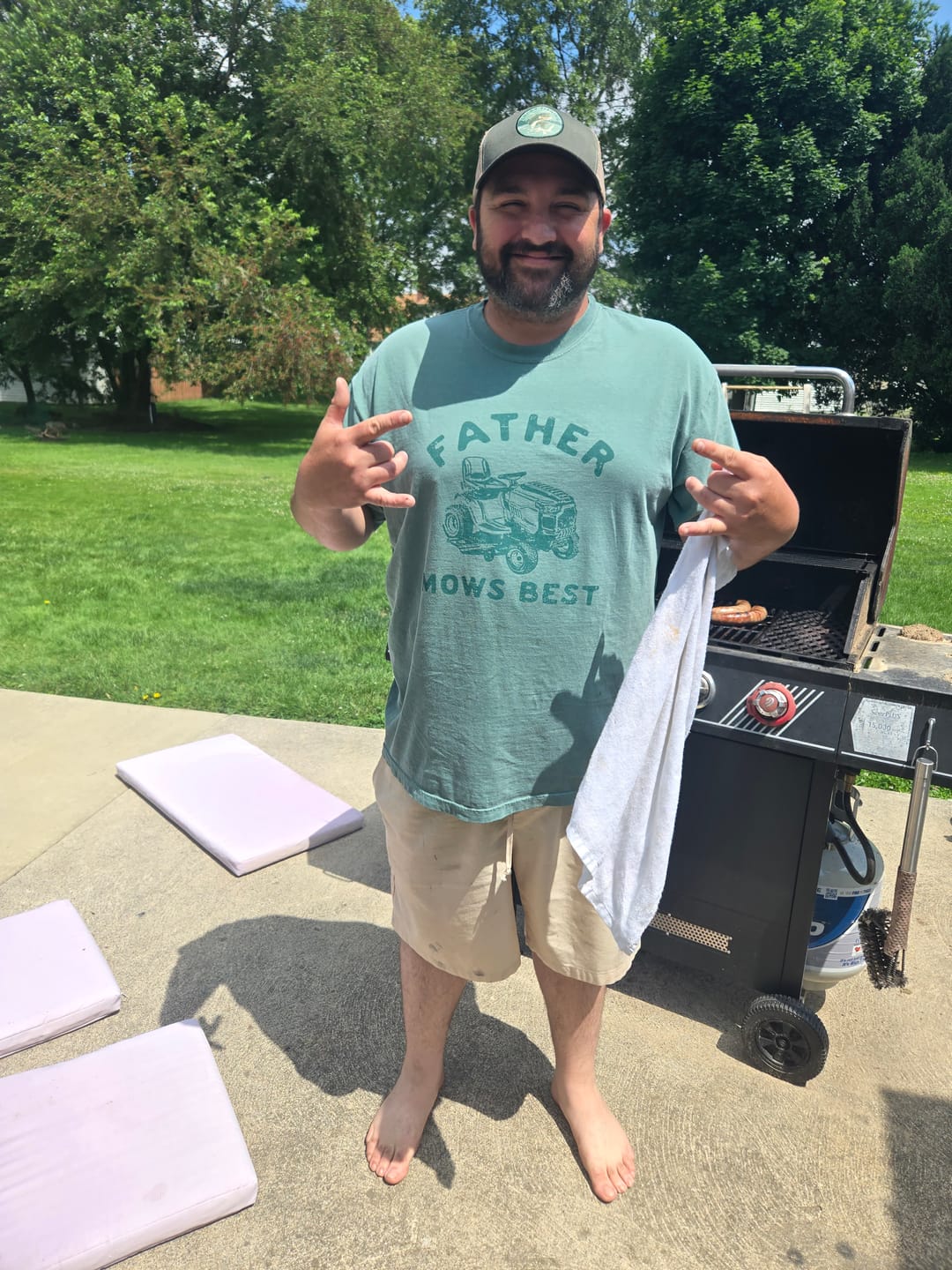 Customer photo review of Father Mows Best