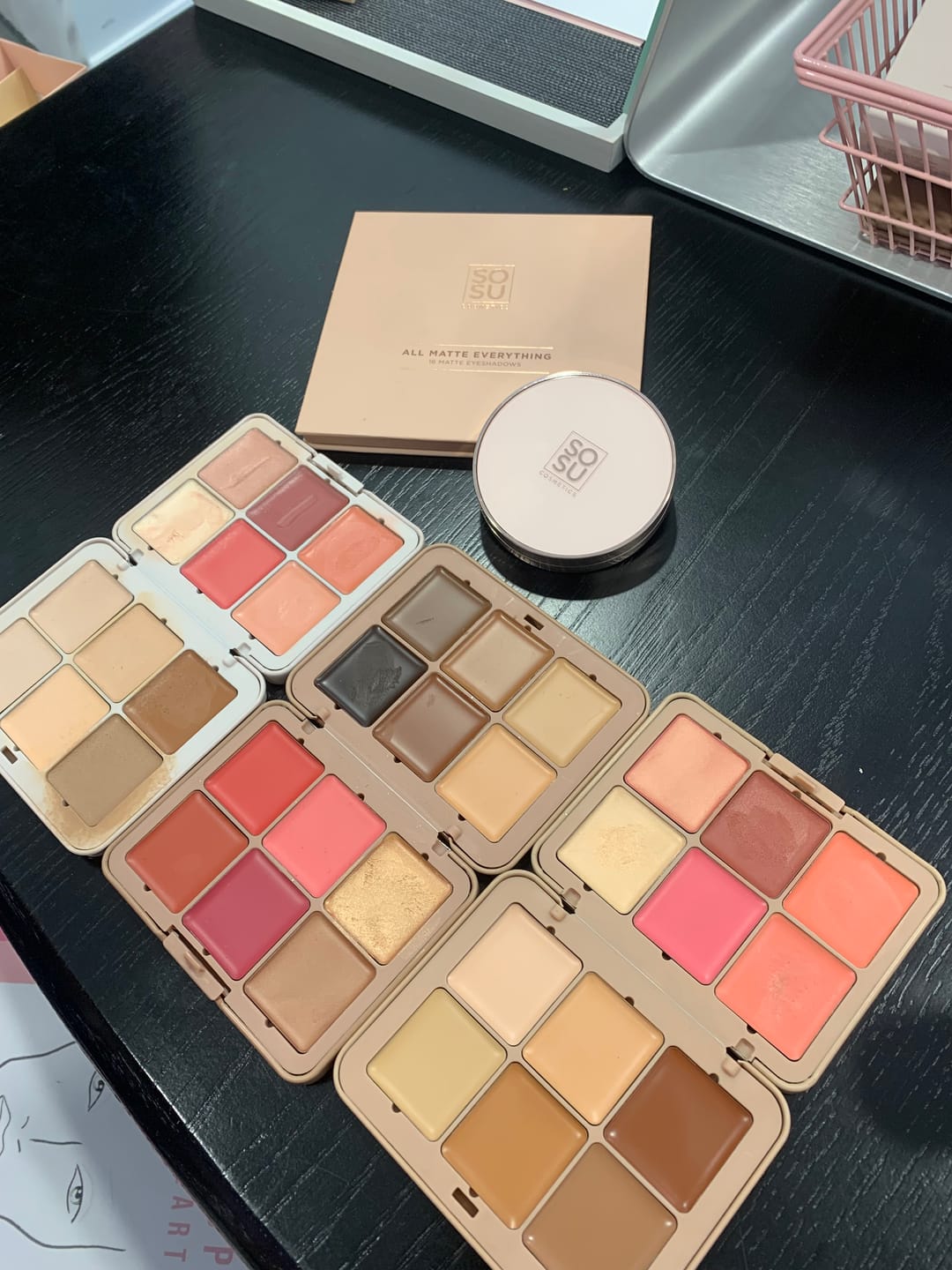 Customer photo review of Complete Canvas Complexion Palette